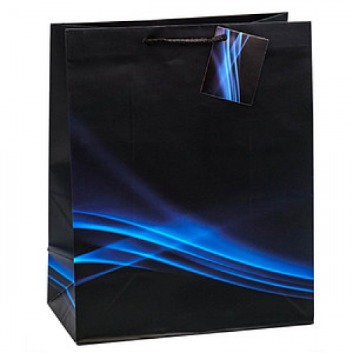 12 TSI Geschenktaschen  Business Wave Motiv 26,0 x 32,0 cm