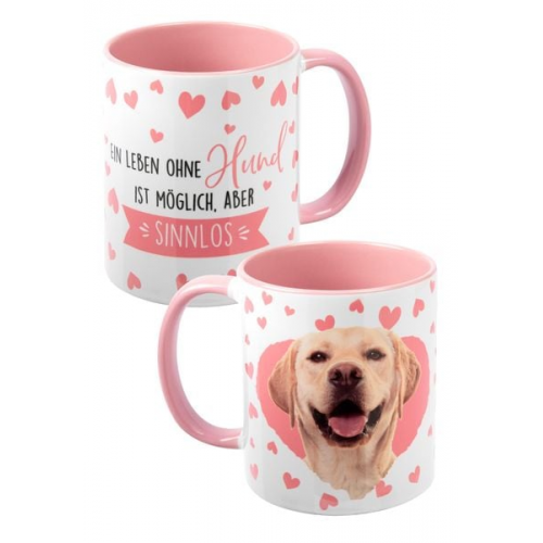 Mug - DOG-Sinnlos - inner pink