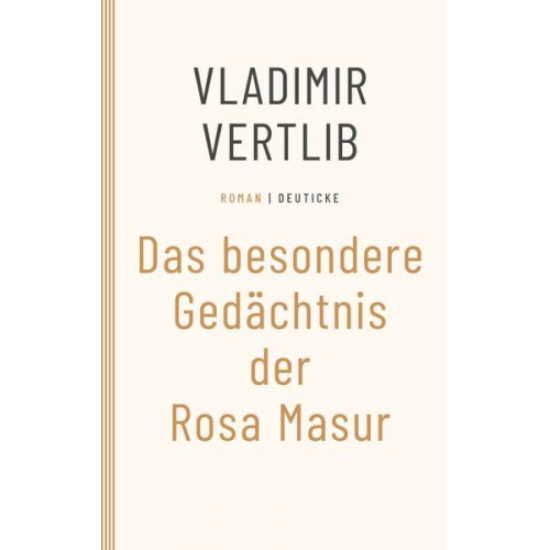 Vladimir Vertlib - Das besondere Gedächtnis der Rosa Masur