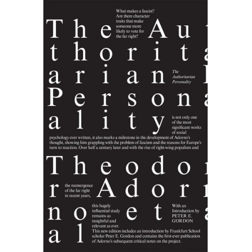 Theodor W. Adorno Else Frenkel-Brunswik Daniel J. Levinson - The Authoritarian Personality