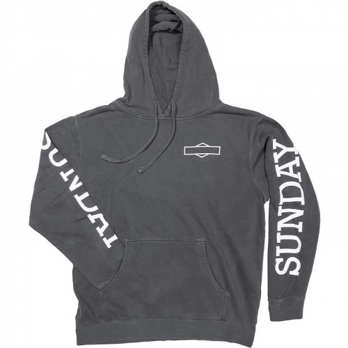 Sunday hoodie rockwell box pigment schwarz m