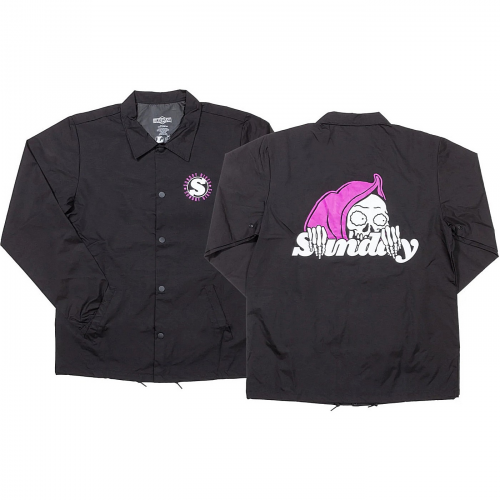 Sunday windbreaker creepy sweeper schwarz lila/weiß bedruckt xl