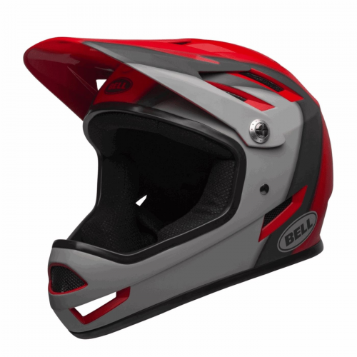 Helm sanction presen rot / grau 48 / 51cm grösse xs