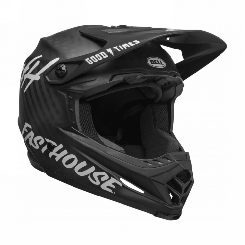 Helm full-9 carb fast schwarz / weiss 57 / 59cm grösse l