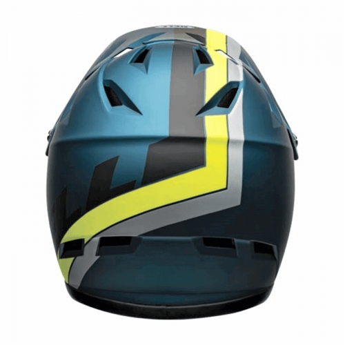 Sanction agility blau/gelber integralhelm größe 48/51cm