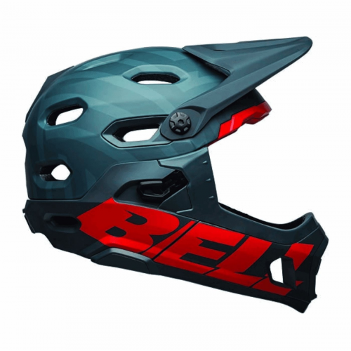 Super dh sphr helm blau / rot 51 / 55cm grösse s