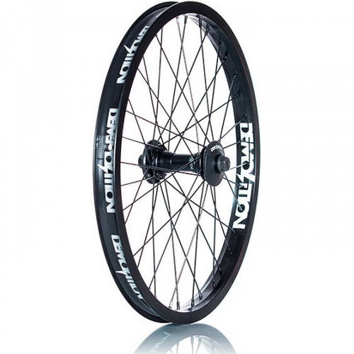 Demolition wheel pro schwarz vorne 18" zero rim whistler pro nabe