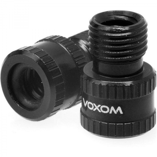 Voxom ventiladapter vad1 presta to us schrader-ventil schwarz 2 stück/set