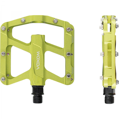 Voxom mtb pedal pe16 grün eloxiert