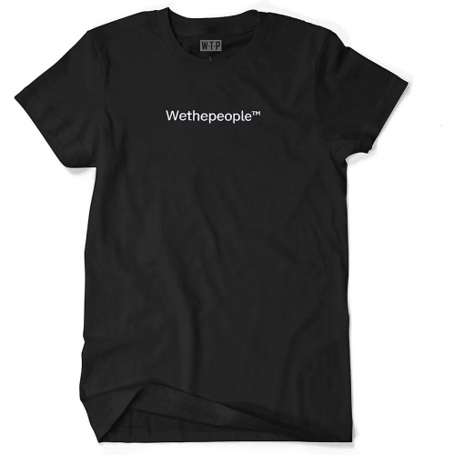 T-shirt wtp schwarzes hemd / weiße stickerei xxl