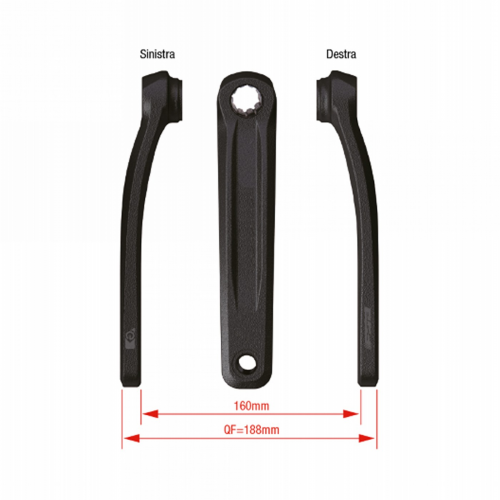 Paar kurbeln für bosch gen4 ck-320 160mm