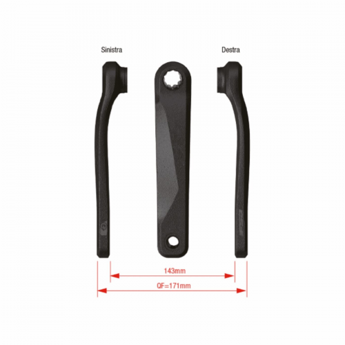 Kurbelpaar für bosch gen4 ck-220 / is 160mm