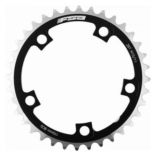 Road pro kettenblatt 110x36t shim / sram 10/11 schwarz wb047