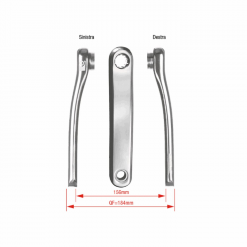 Kurbel metropolis bosch ck-632 / is isis antrieb 170mm 2g silberlegierung