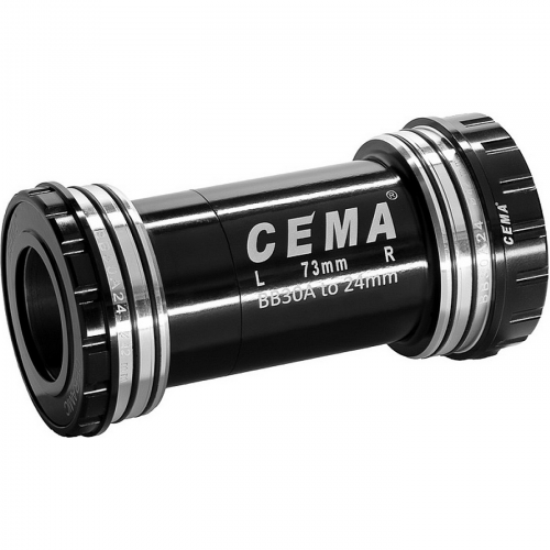 Cema innenlager bb30a für shimano b: 73 x id: 42 mm edelstahl – schwarz