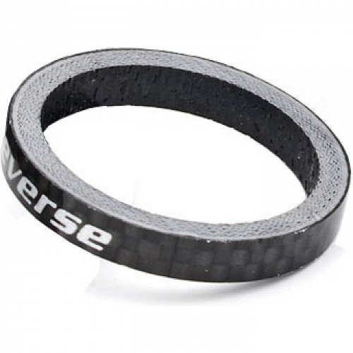 Reverse spacer 5 mm carbon 1 1/8" schwarz