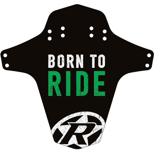 Reverse mudfender born to ride (schwarz/neongrün)