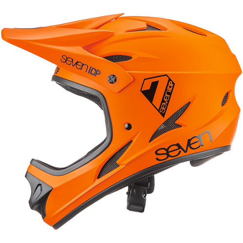 M1 XL Helm Matt Orange mit ABS-Schale und optimaler Belüftung