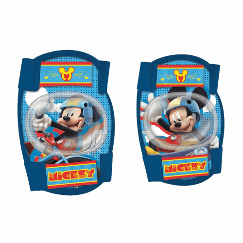 Mickey mouse ellbogen-knieschützer-set für kinder