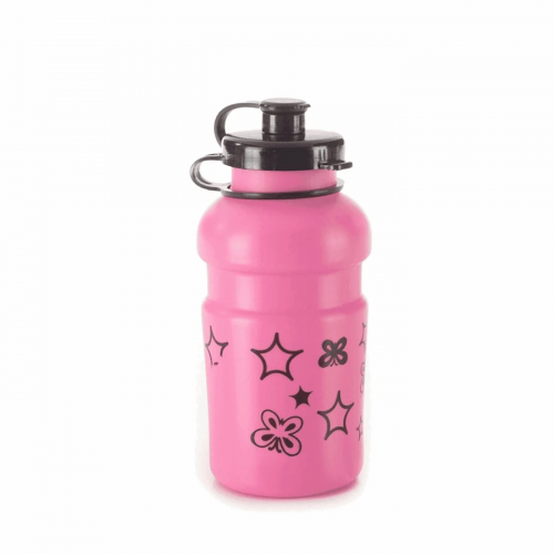 Babyflasche rosa mit siebdruck