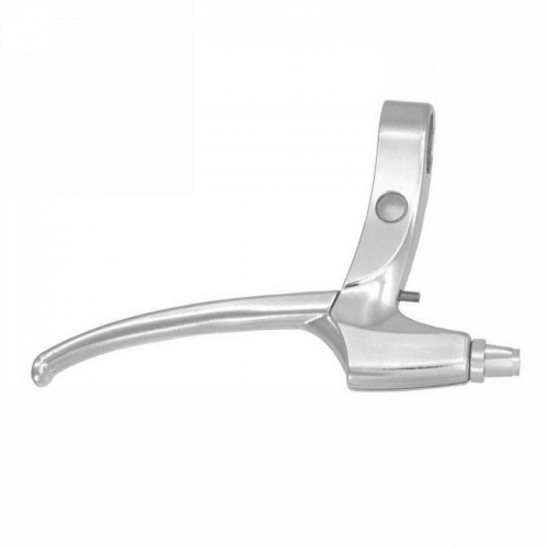 Bremshebelpaar v-brake 4 finger silber aluminium