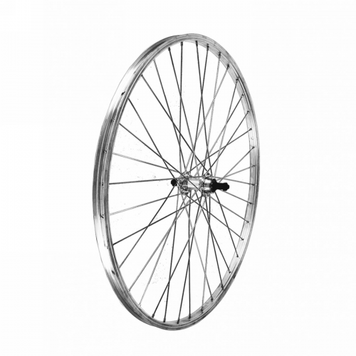 Rad 26 "silber hinten qr - 6 / 7v gewinde auf lagern