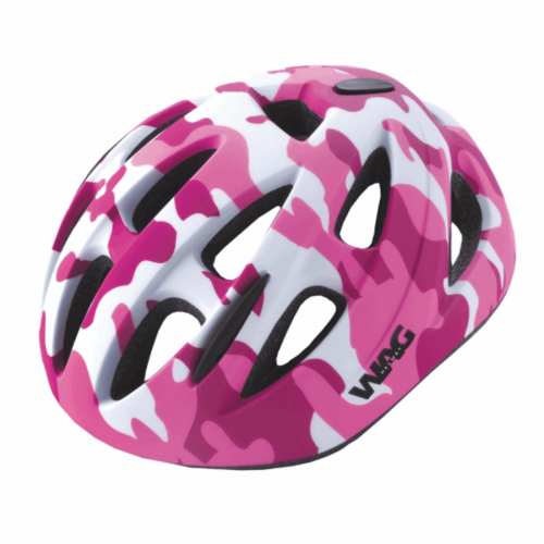 Mädchenhelm Rosa Camouflage Matt XS 48-52cm - Zertifiziert EN1078, Sicherheit und Komfort