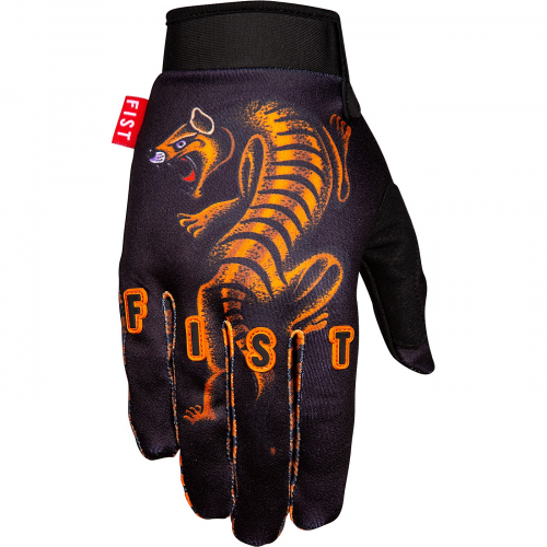 Fausthandschuh tassie tiger xxs schwarz-orange von matty phillips