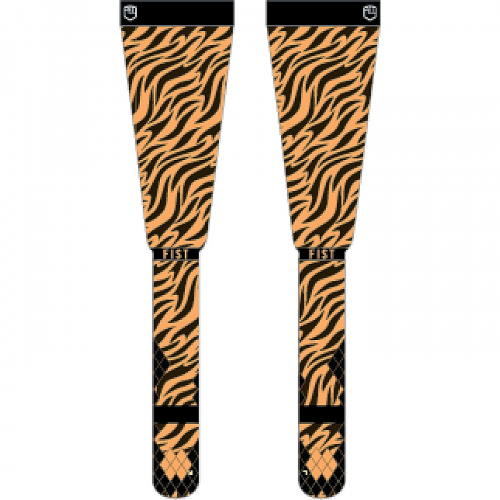 Faustspange/socken tiger l-xl braun-schwarz