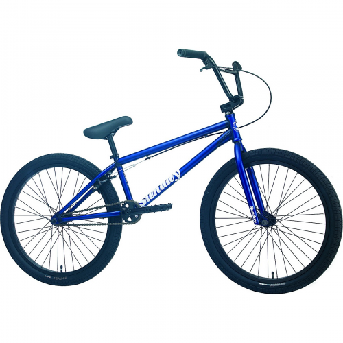 Fahrrad Sunday Modell C 24' Blau Matt Transparent - Elegantes Design 2022