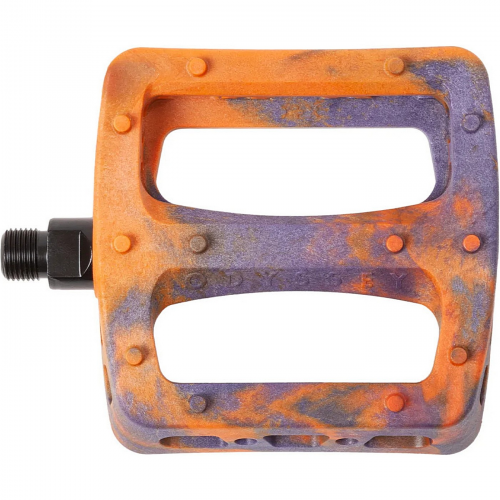 Pedal twisted pro pc 9/16" lila/orange swirl