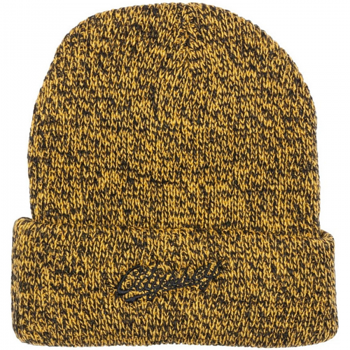 Odyssey beanie stitched slugger schwarz gelb mit schwarzem stich