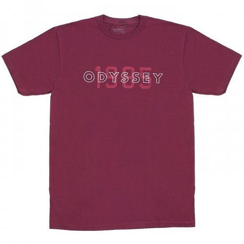 Odyssey t-shirt overlap burgund xl