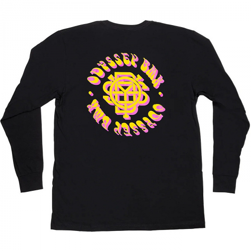 Odyssey bethel longsleeve schwarz gelb/pink fade s