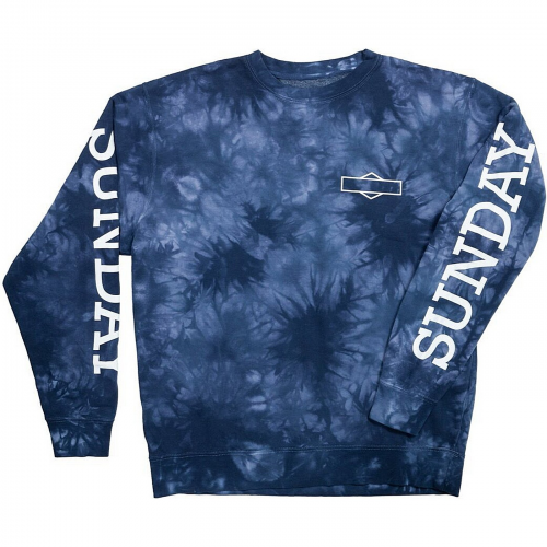 Langarmhemd Sunday rockwell box navy tie-dye s