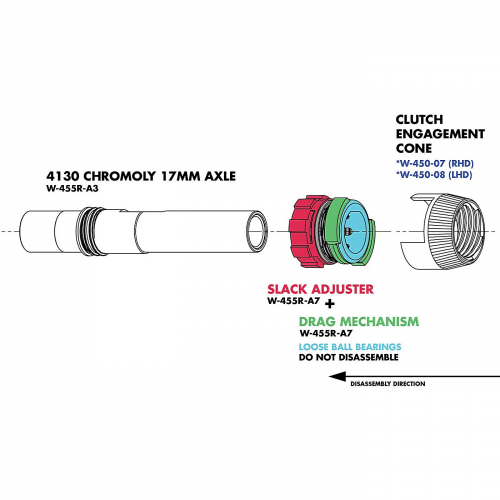 Odyssey slack adj. feder für clutch pro