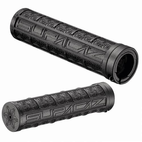 Grizips 32-mm-griffe aus schwarzem, rutschfestem dual-density-gummi