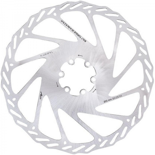 G3 CleanSweep Rotor 203mm - Leistung und Haltbarkeit mit 6-Bolzen-Design