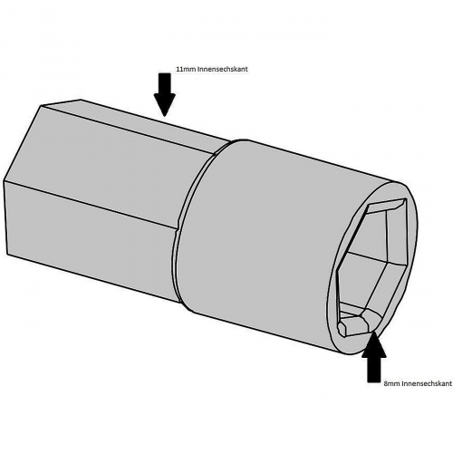 Sram mtb-naben-fh-körper-entfernungswerkzeug (11-mm-adapter)