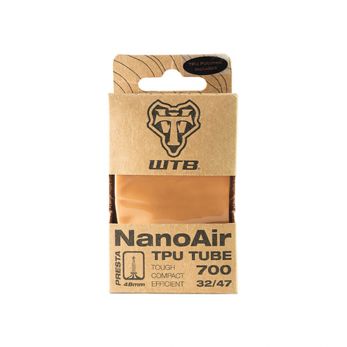 Schlauch nanoair tpu - 28' 700 x 32/47 Ventil frankreich 48mm schwarz para (tan)