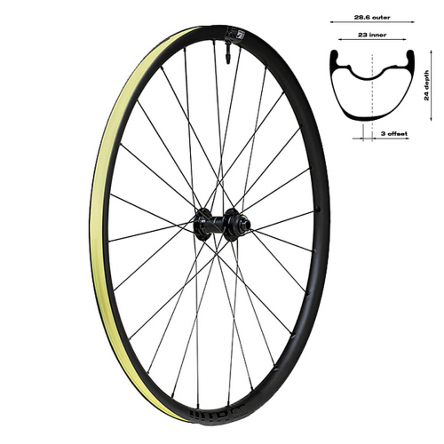 Laufrad czr i23 db tcs 28/700c - hinten sram xdr centrelock