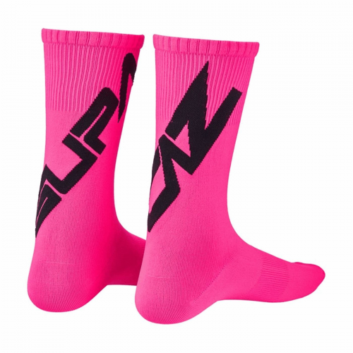 Supasox twisted socken neon pink - größe: l