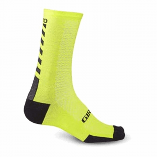 Hrc socken limette/schwarz größe 36-39