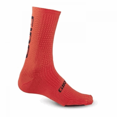 Hrc-teamsocken neonorange/schwarz größe 36-39