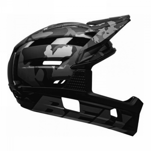 Super air r sphr helm schwarz / camo 58 / 62cm grösse l