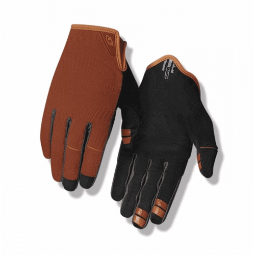 Lange handschuhe dnd rot/orange größe l