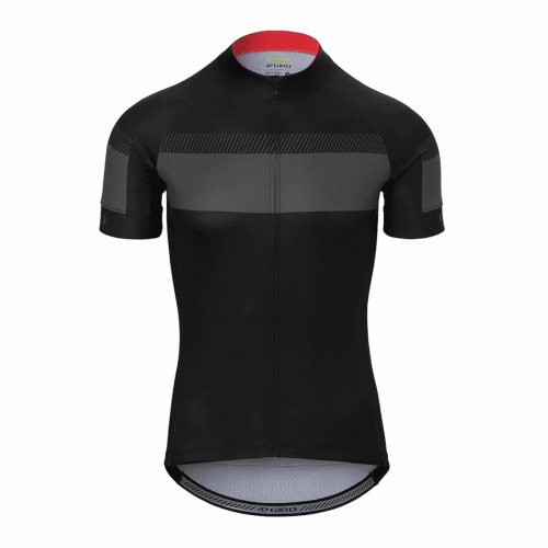 Schwarzes sprint-chrono-sportshirt größe s