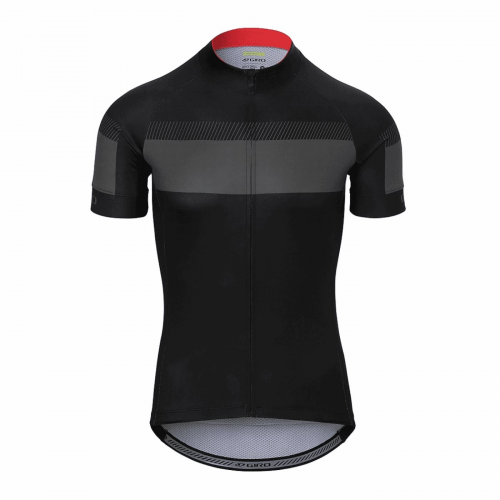 Schwarzes sprint-chrono-sportshirt größe m