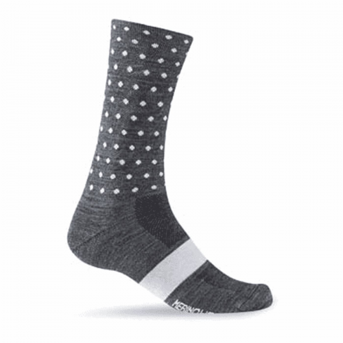 Seas merinowollsocken anthrazit/weiß größe 36-39