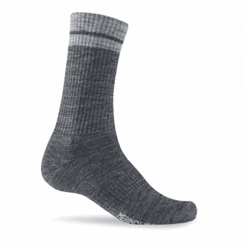 Anthrazit/graue wintersocken aus merinowolle größe 40-42